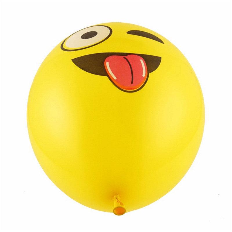 10pcs 12 Yellow Smiley Face Balloons for Fun Parties