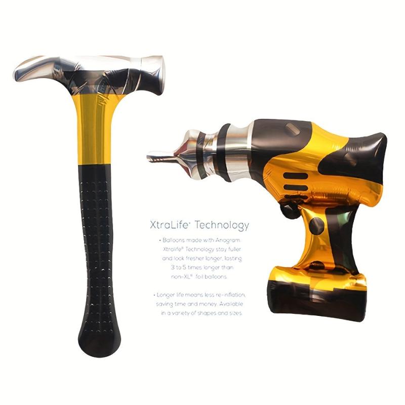 2pcs Party Decoration Props Aluminum Film Balloon Tool Set
