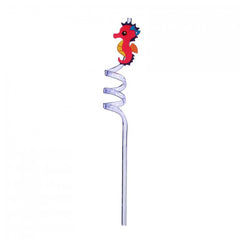 8 Piece Ocean Series Shark Jellyfish Bend Straw Party Favors