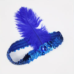 Halloween Red Sequin Headband for Dance Party