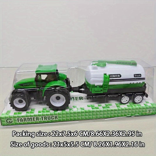 5-in-1 Kids Car Toy Set - Farmer's Car, Water Car, Baby Moped Car & More