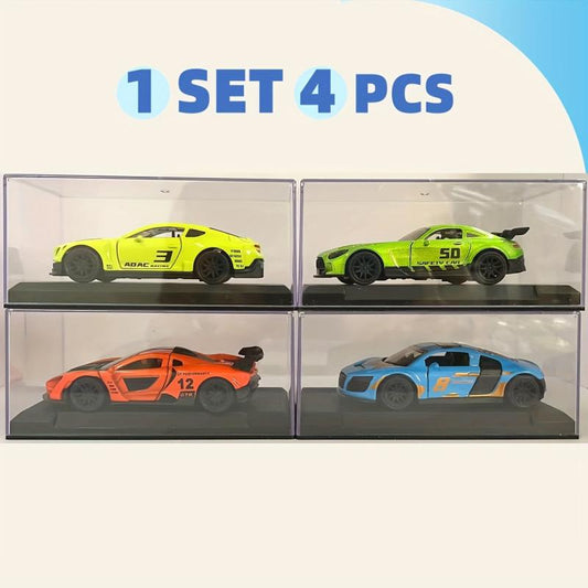 1:43 Alloy Racing Car Model with Open Door - Home Decoration & Toy