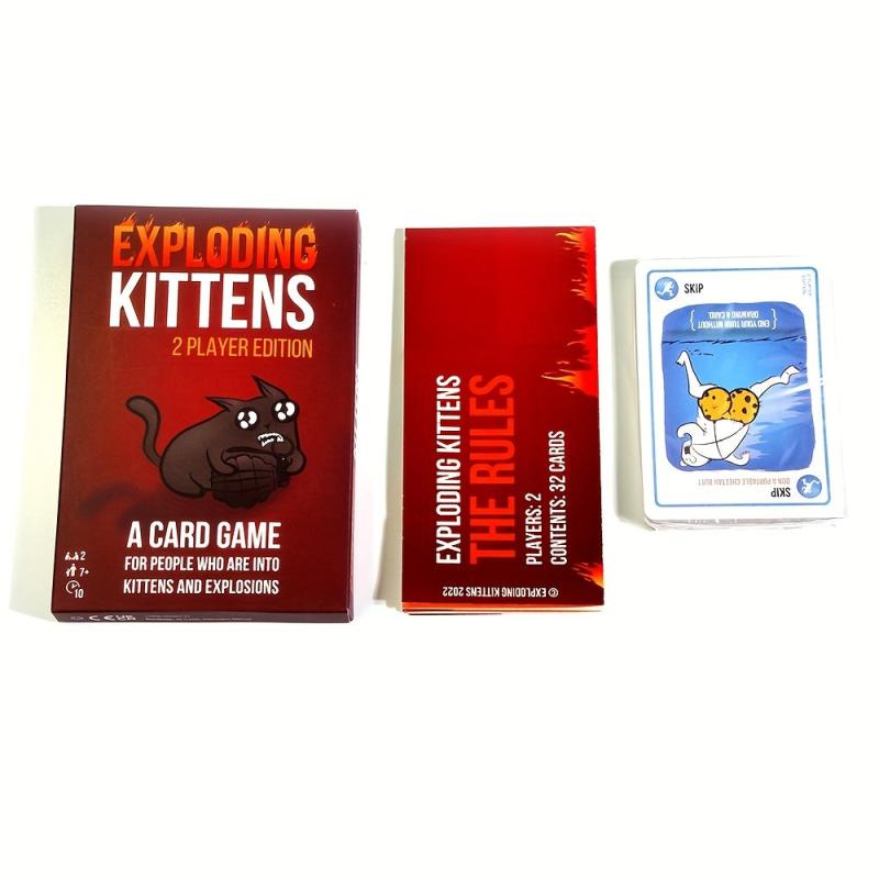 Exploding Kittens 2 Player Edition Strategic Board Game