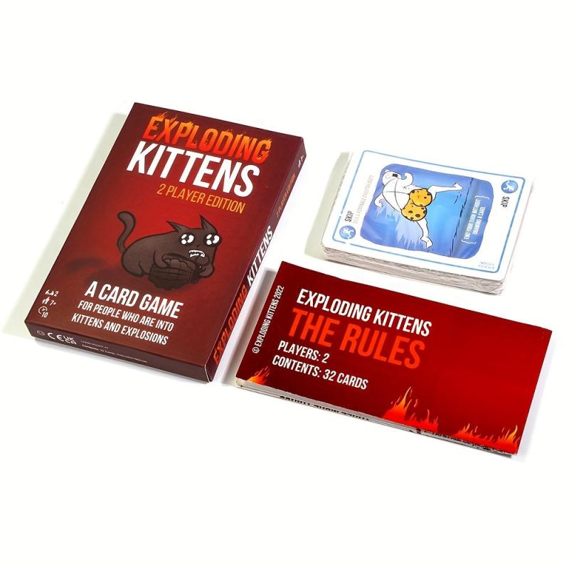 Exploding Kittens 2 Player Edition Strategic Board Game