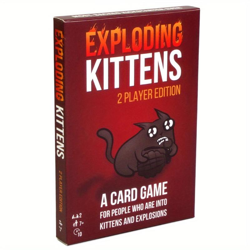 Exploding Kittens 2 Player Edition Strategic Board Game