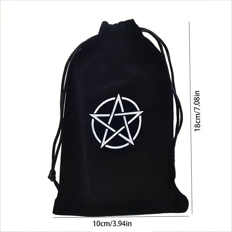 Tarot Storage Bag Embroidery Drawstring Package Witchcraft Supplies