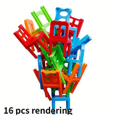 Children's Balanced Folding Chair Toys DIY Puzzle Parent-child Interactive