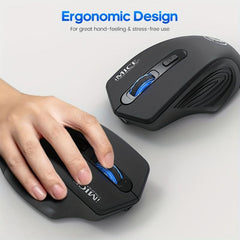Rechargeable Wireless Gaming Mouse USB PC Laptop