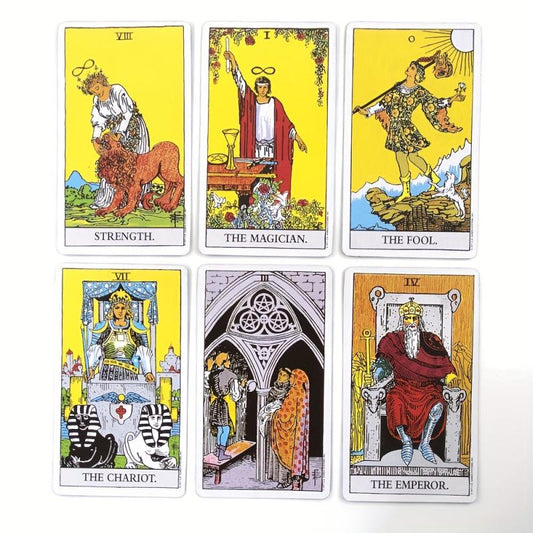 Rider Waite Tarot Classic 78 Card Deck In Tin Box With Booklet
