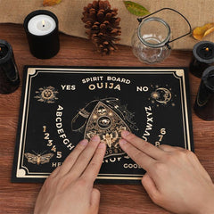 Wooden Talking Board Set with Laser Engraved Planchette
