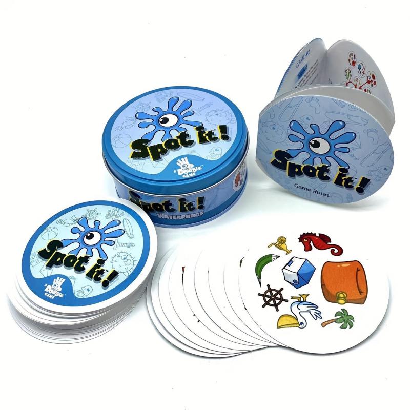 Spot It Game Waterproof Card Toy For Kids