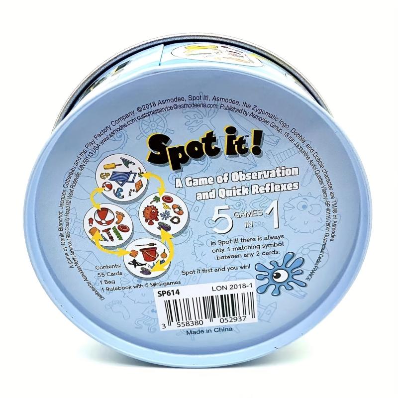 Spot It Game Waterproof Card Toy For Kids
