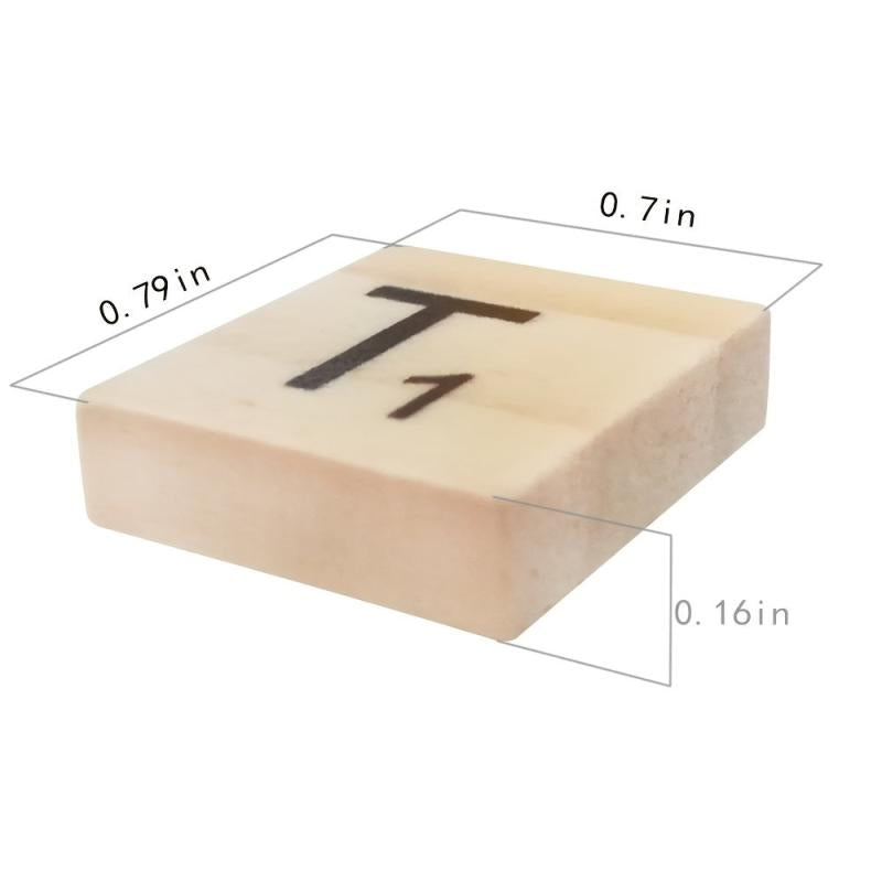 500 Wood Letter Tiles for Crafts DIY Gift Decoration Making Alphabet Coasters