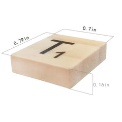 500 Wood Letter Tiles for Crafts DIY Gift Decoration Making Alphabet Coasters