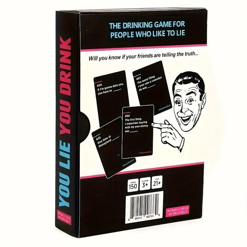 You Lie You Drink Fun Cards Board Game Halloween Gift