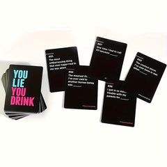 You Lie You Drink Fun Cards Board Game Halloween Gift