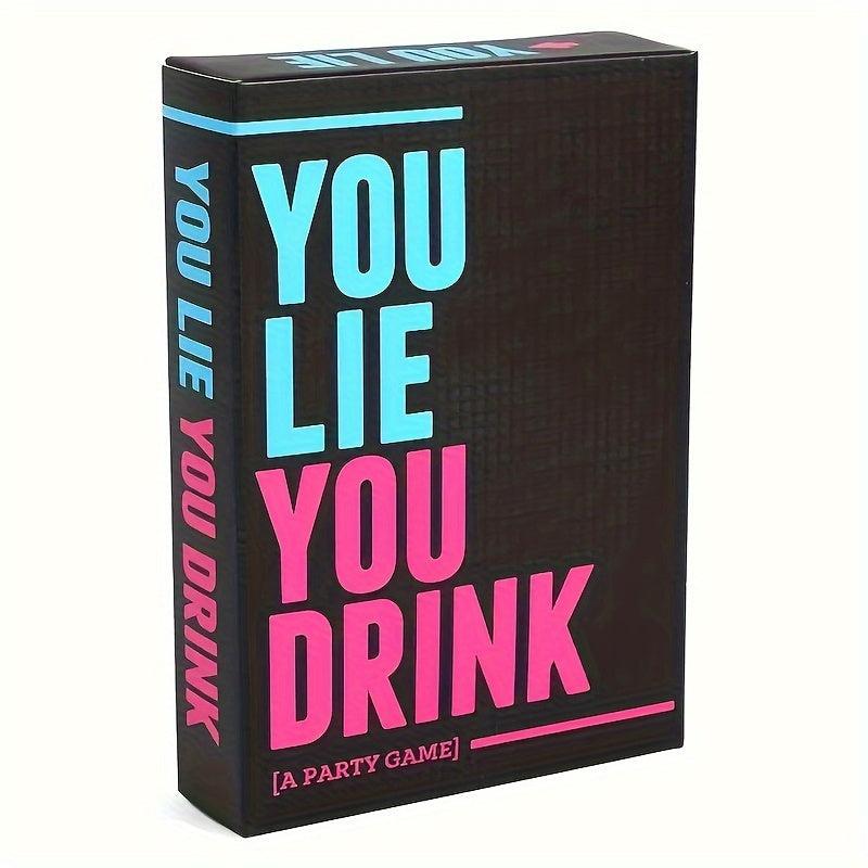 You Lie You Drink Fun Cards Board Game Halloween Gift