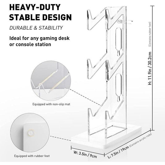 3 Layer Acrylic Game Handle Display Stand Wireless Display Stand
