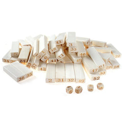 54pcs Stacking Numbers Building Blocks Puzzle Wooden Toys