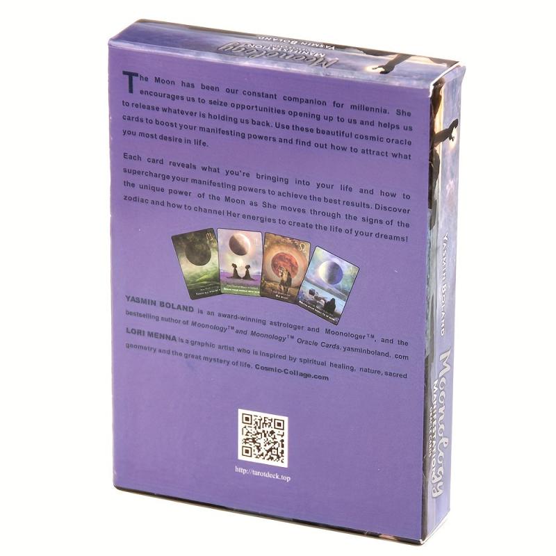 Moonology Manifestation Oracle 48 Card Deck Tarot Learning Moon Love Oracle