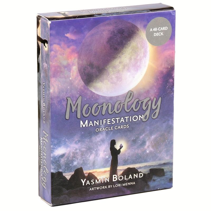 Moonology Manifestation Oracle 48 Card Deck Tarot Learning Moon Love Oracle