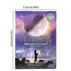 Moonology Manifestation Oracle 48 Card Deck Tarot Learning Moon Love Oracle