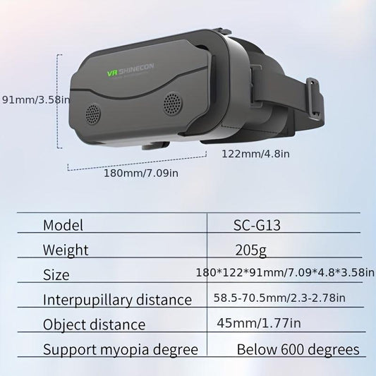 3D VR Virtual Reality Headset Glasses Smartphone Goggles Comfortable