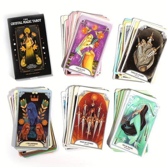 Crystal Magic Tarot Family Gathering Board Game Cards