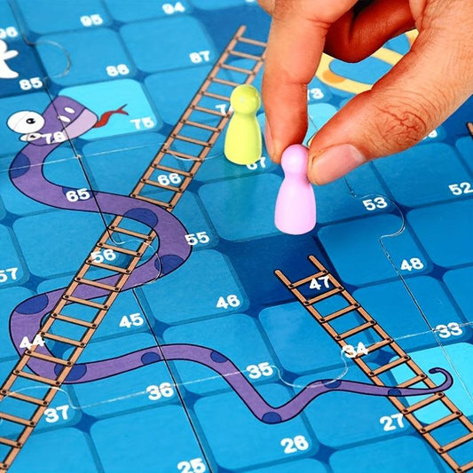 Iron Box Flying & Snake Chess Toys