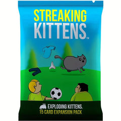 Exploding Kittens Streaking Kittens Expansion Party Game
