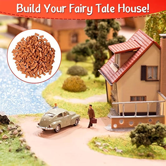 100pcs Mini Model Brick Block Dollhouse Toy Accessories