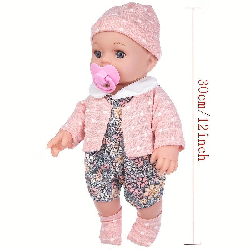 12inch Reborn Doll with Matching Suit Hat & Socks