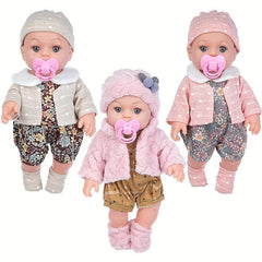 12inch Reborn Doll with Matching Suit Hat & Socks