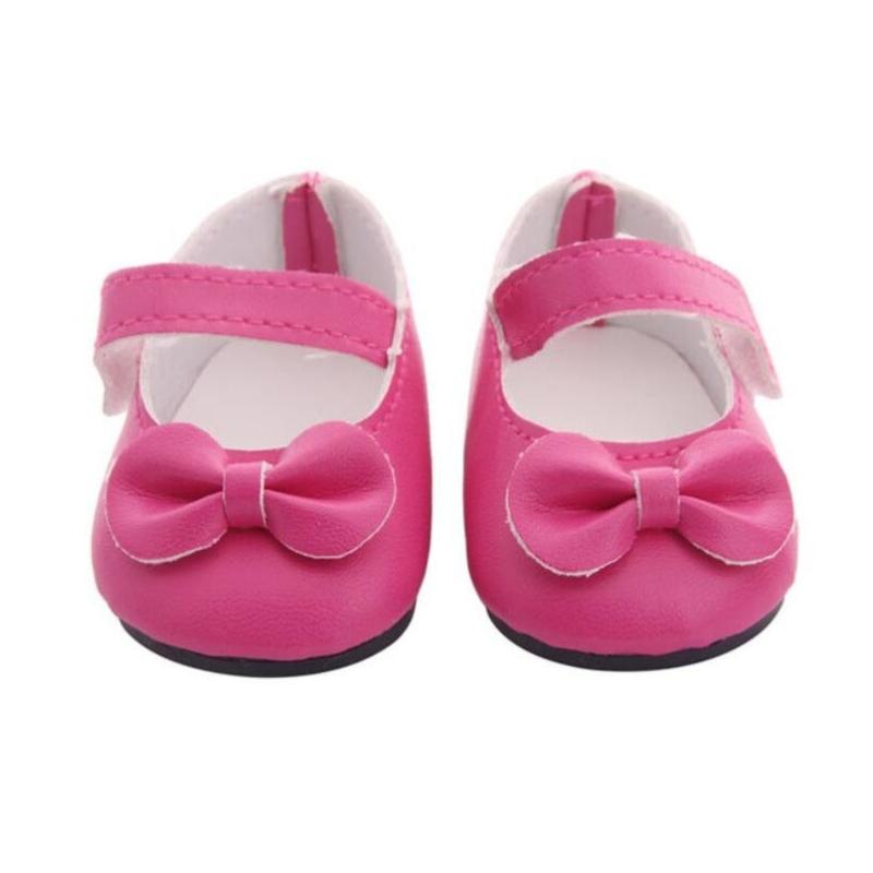 Doll Shoes With Bow Tie for 18 Inch Doll - Baby Gift