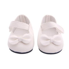 Doll Shoes With Bow Tie for 18 Inch Doll - Baby Gift