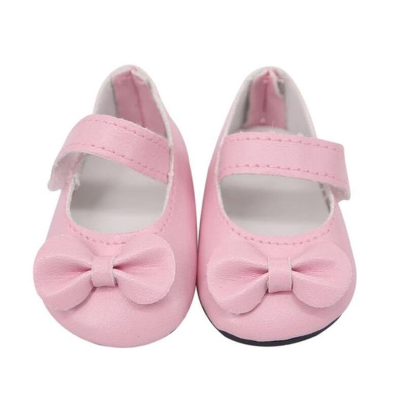 Doll Shoes With Bow Tie for 18 Inch Doll - Baby Gift