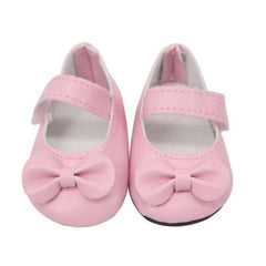 Doll Shoes With Bow Tie for 18 Inch Doll - Baby Gift