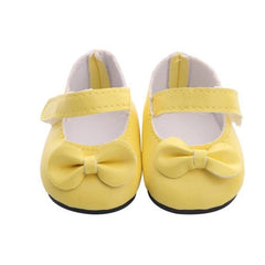 Doll Shoes With Bow Tie for 18 Inch Doll - Baby Gift
