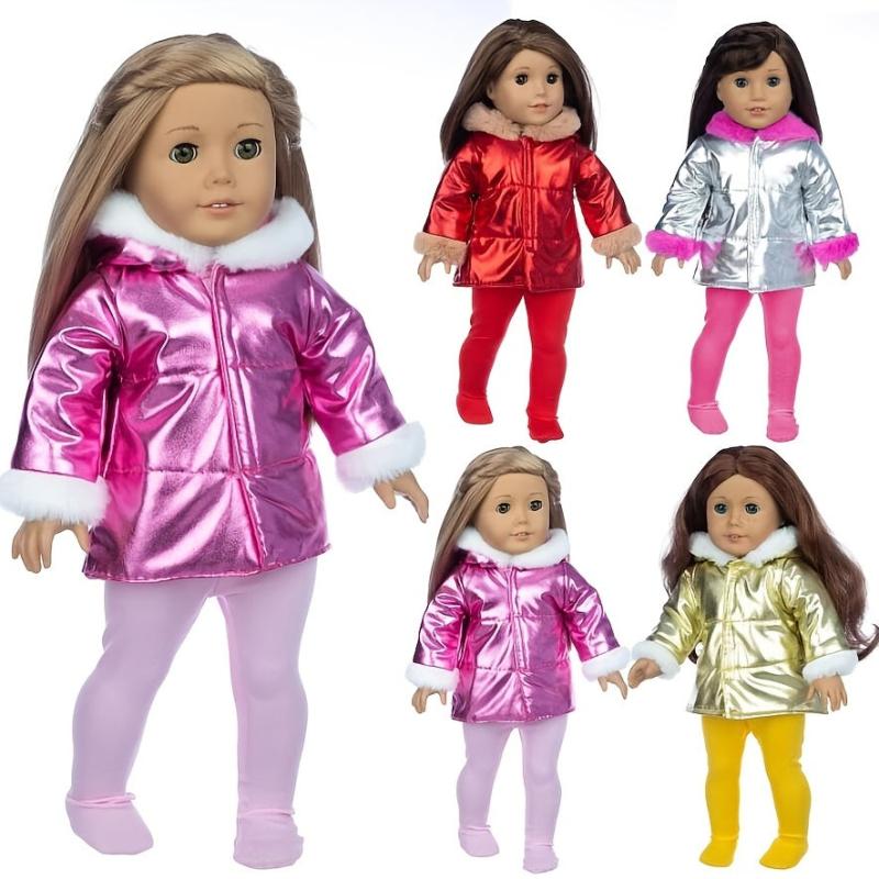 American Girl Doll Clothes Set - Down Jacket Pants Doll Clothes - Christmas Gift