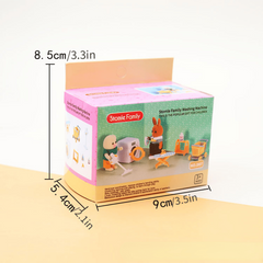 7pcs Mini Washing Machine Vacuum Laundry Room Set Toy