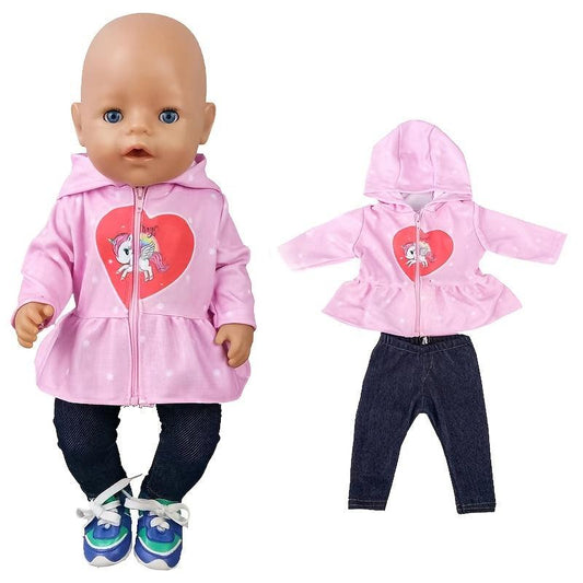 Love Unicorn Sweater for 18 Inch Dolls