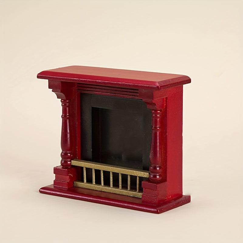Cozy Mini Fireplace Model for Dollhouses