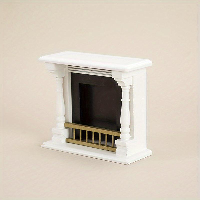 Cozy Mini Fireplace Model for Dollhouses