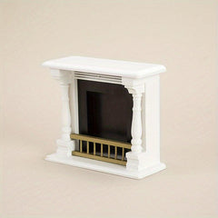 Cozy Mini Fireplace Model for Dollhouses