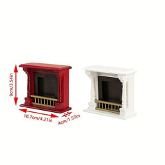 Cozy Mini Fireplace Model for Dollhouses