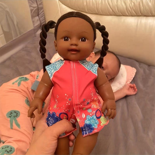30 48 Cm Pigtail Little Girl With Flower Printed Dress Gradren Doll