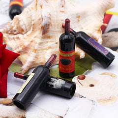 Mini Plastic Wine Bottle Ornaments 1:12 Dollhouse Micro Landscape Decoration