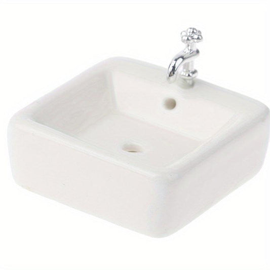 Miniature Bathroom Sink for Dollhouses