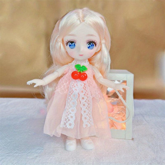 Toys Dolls For Girl BJD Doll Set Anime Eyes Diy Lovely Princess Dolls