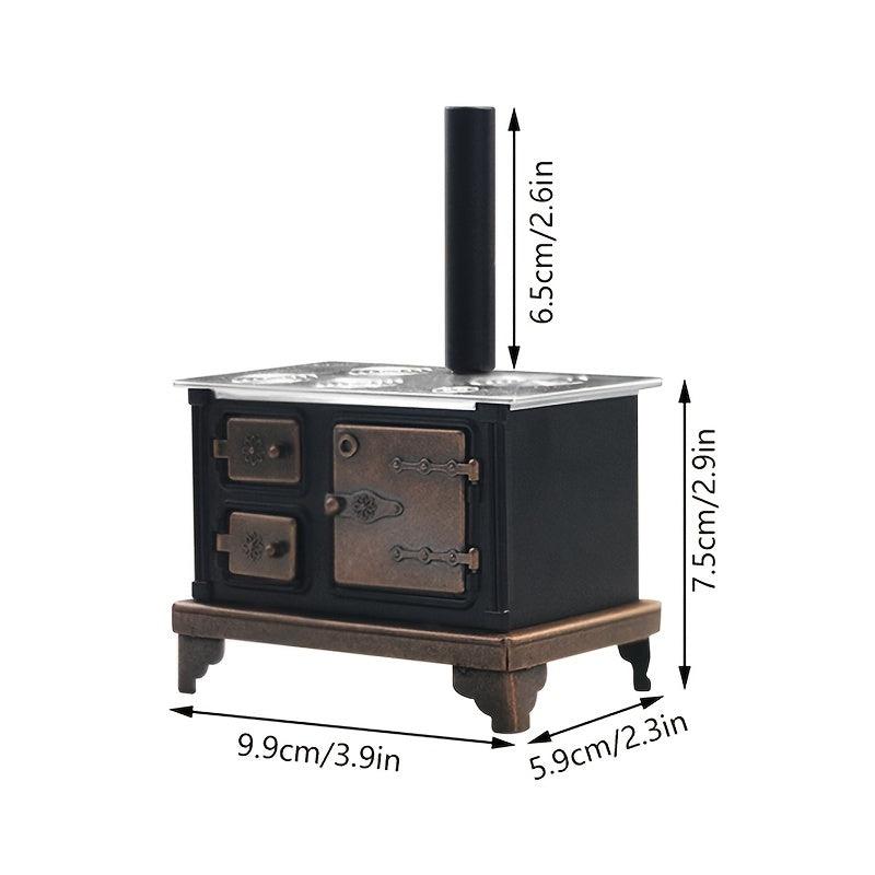 Mini Stove Kitchen Cabinet for Doll House